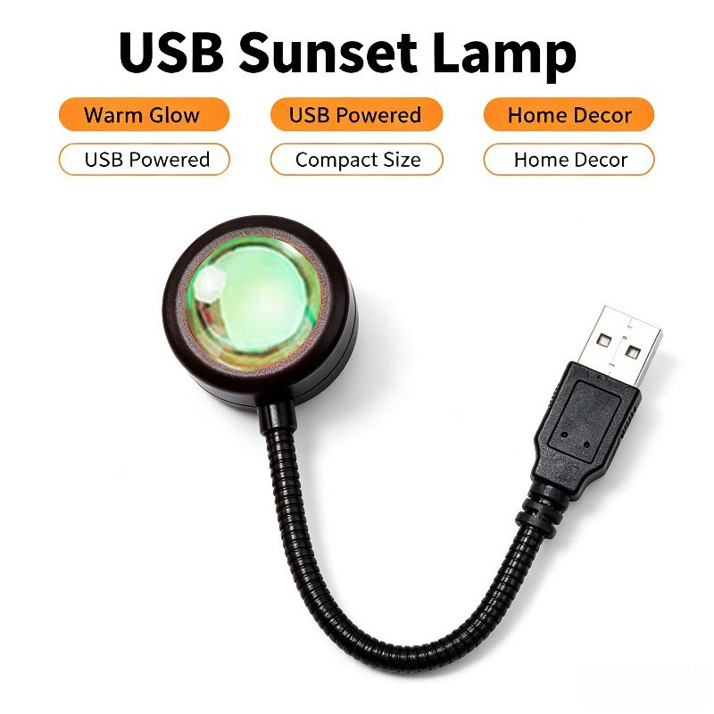 USB Sunset Lamp, Aesthetic Pro - огляд і ціна Photography Lighting Mood