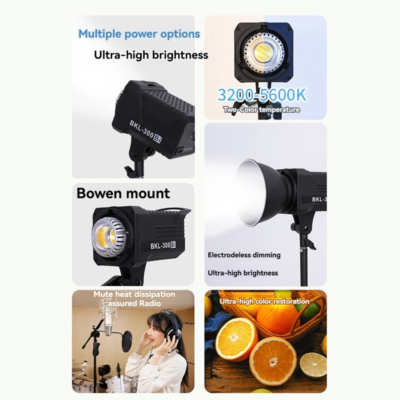 300W Bi LED Video Light, Conti - огляд і ціна Photography Lighting Gear