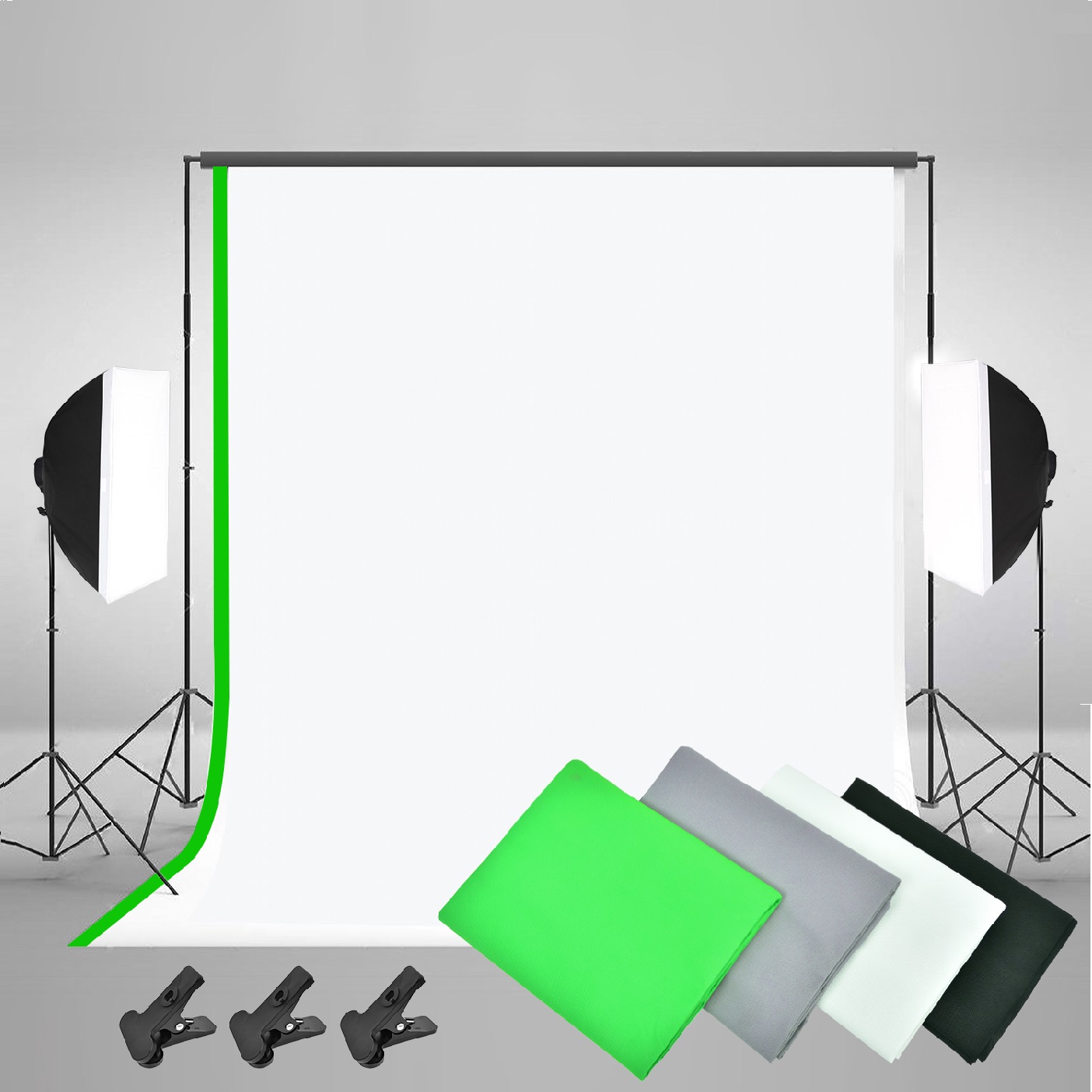 Gold Seller Full Set Photograp - огляд і ціна Photography Lighting And Backdrop Kits