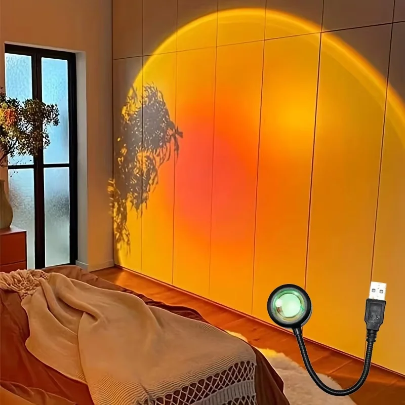 Mini USB ED Sunset Lamp Nightl - огляд і ціна Photography Lighting Mood