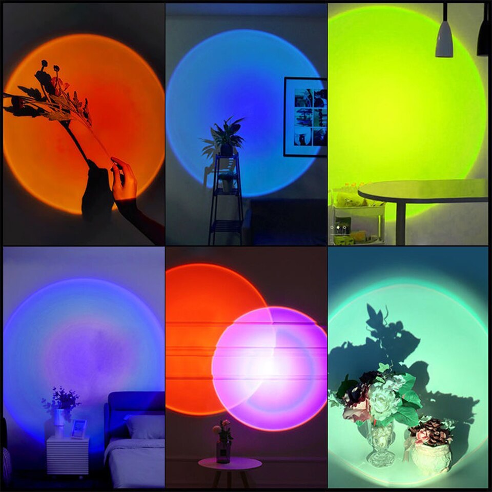ZK40 LED Sunset Lamp Nightligh - огляд і ціна Photography Lighting Mood