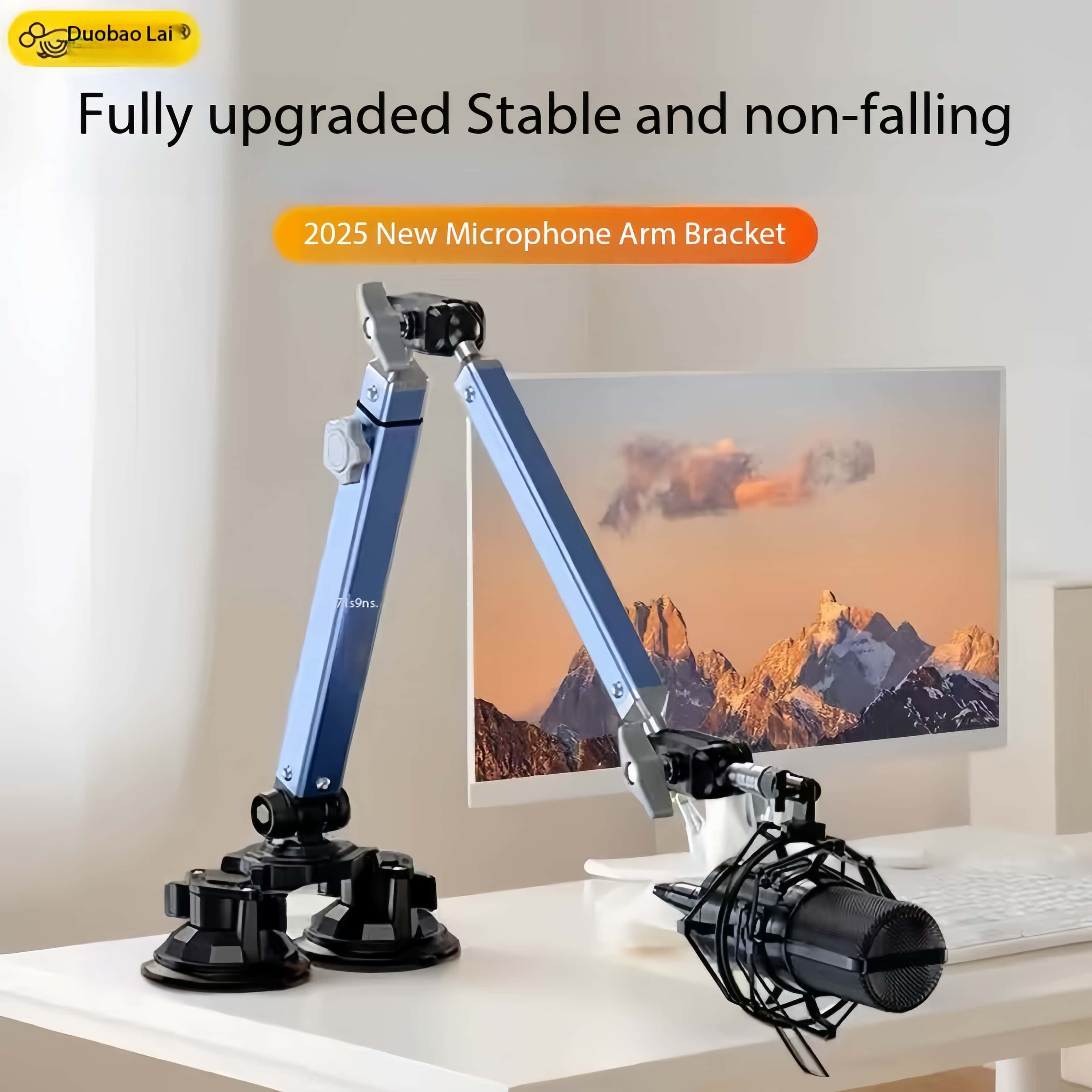 Professional Dual Suction Cup  - огляд і ціна Boom Arm Stand