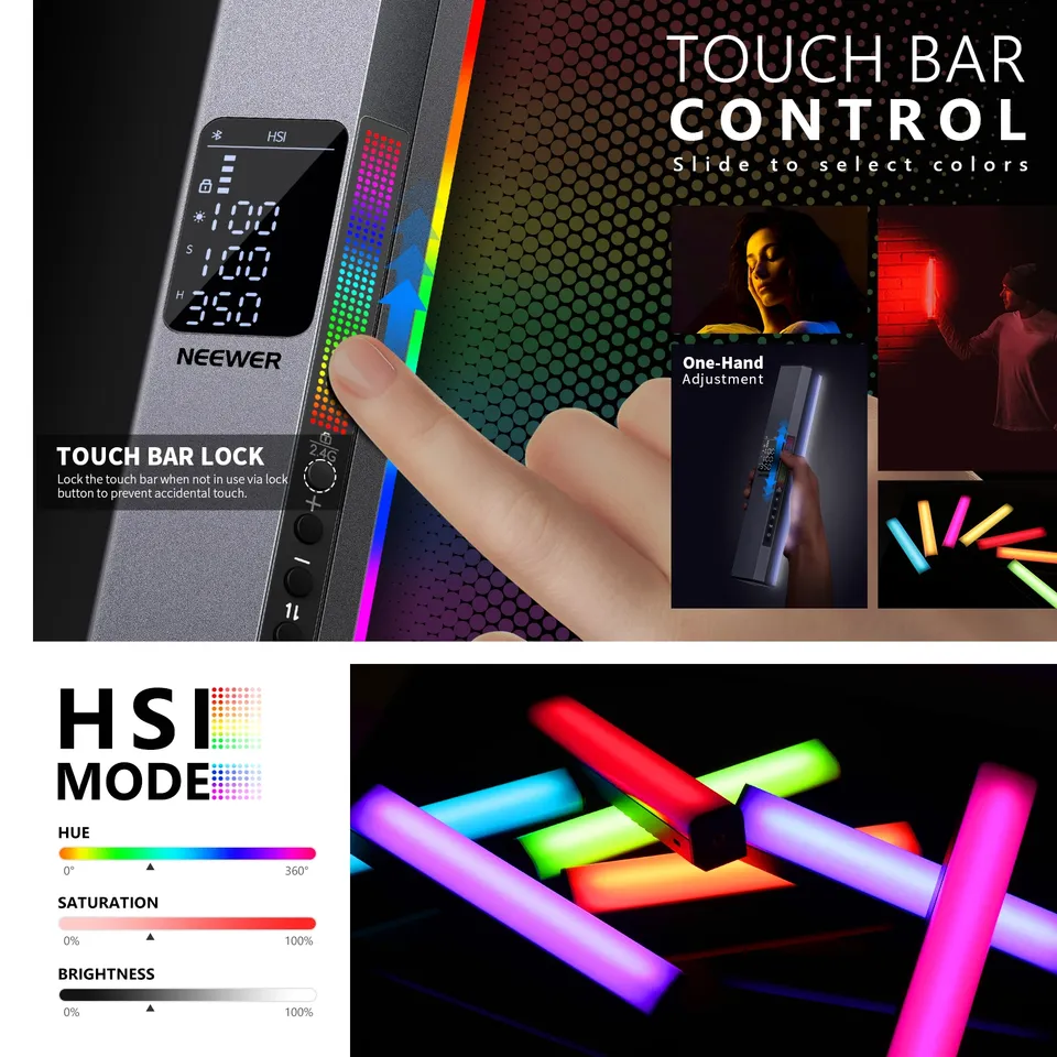 For NEEWER RGB Magnetic Handhe - огляд і ціна Photography Lighting App