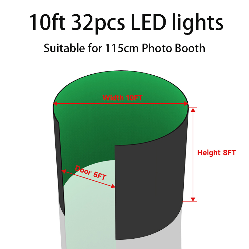 360 Photo Booth Enclosure Free - огляд і ціна Photography Lighting And Backdrop Kits