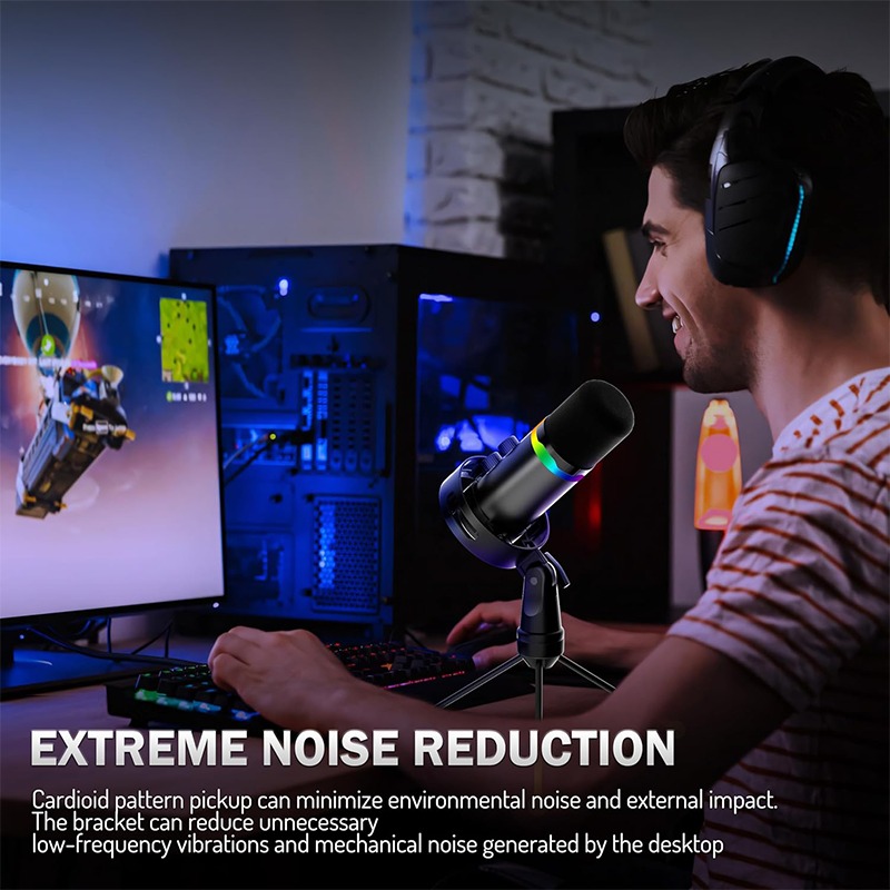 USB Gaming Microphone with Boo - огляд і ціна Boom Arm Stand
