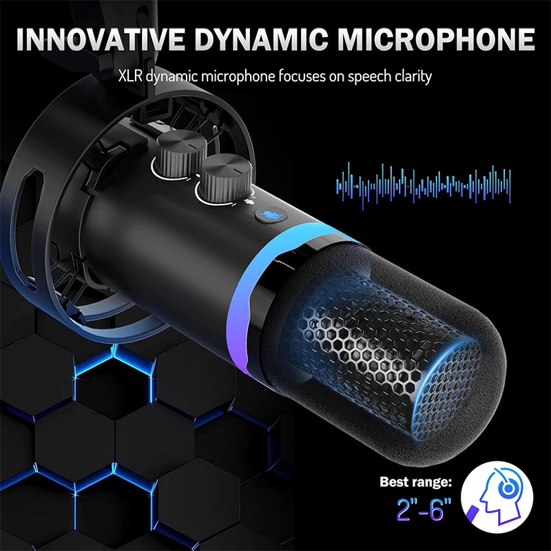 USB Gaming Microphone with Boo - огляд і ціна Boom Arm Stand