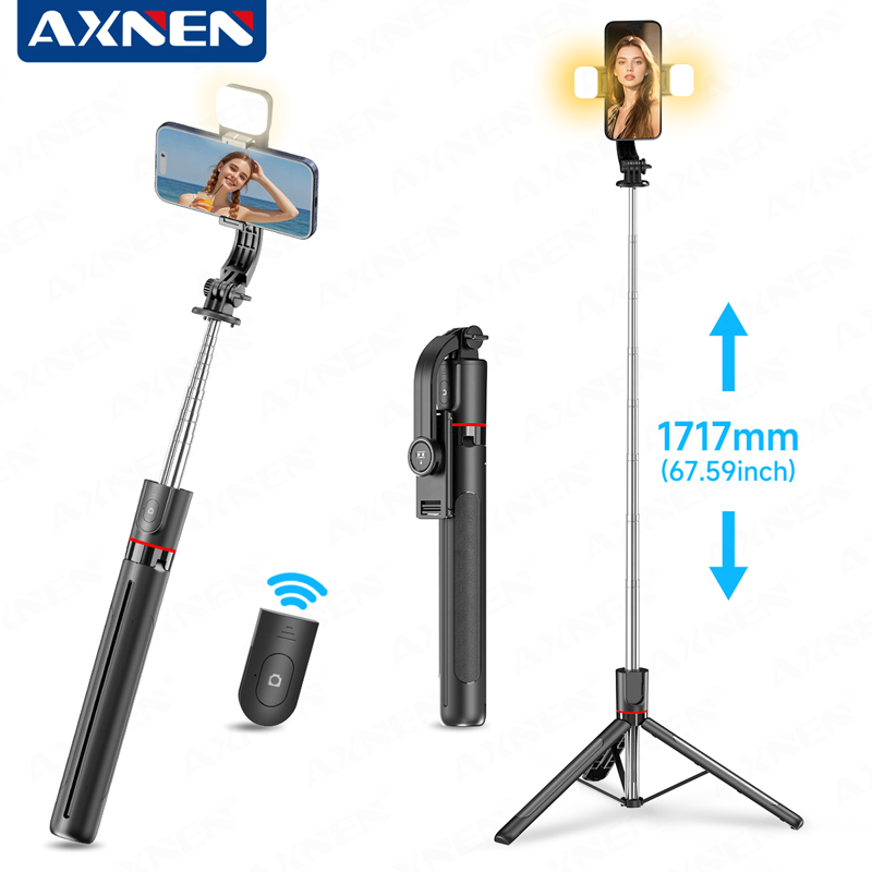 AXNEN F15 Extendable Selfie St - огляд і ціна Photography Video Lighting Kit With Adjustable Tripod Stand